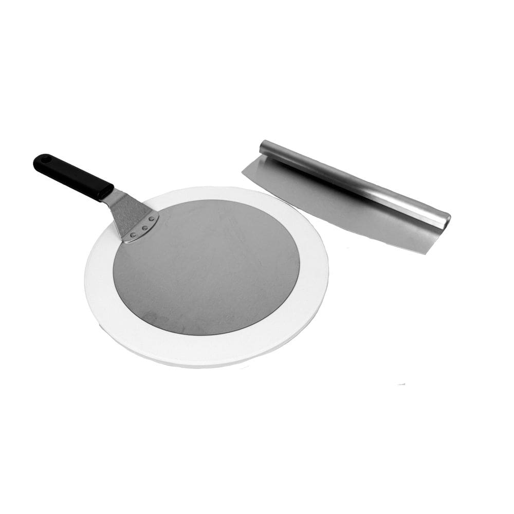 Kit Pizzas Broiler 2 - Pedra Refratária, Cortador e Espátula