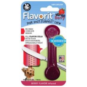Brinquedo Mordedor Para Cachorro Pet Qwerks Flavorit Berry M