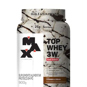 Top Whey 3W Max Titanium (900g) Cookies & Cream