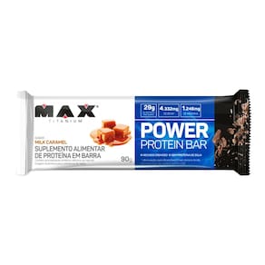 Power Protein Bar Max Titanium (90g) Milk Caramel