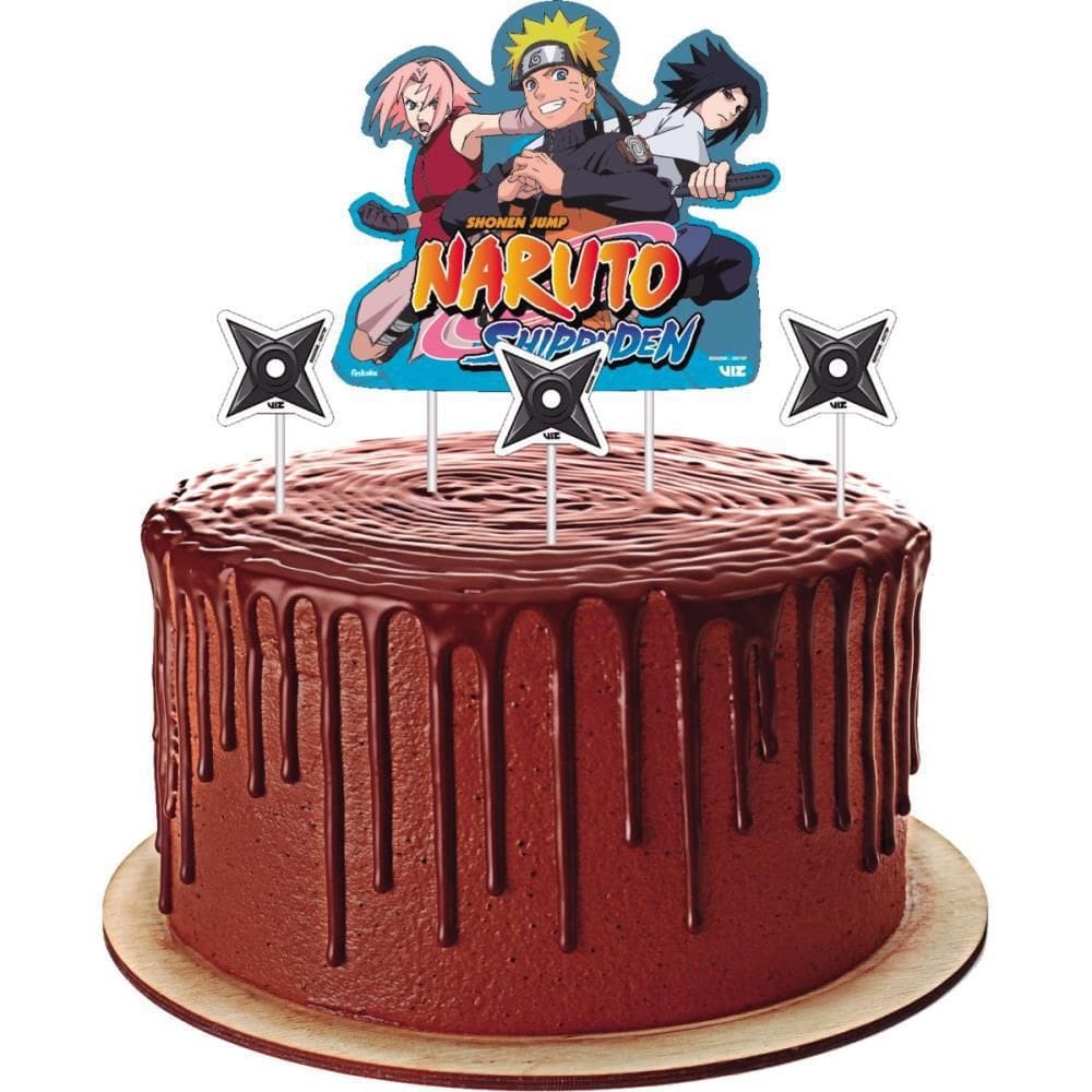 Artigo Para Festa Naruto 2019 Topper Para Bolo