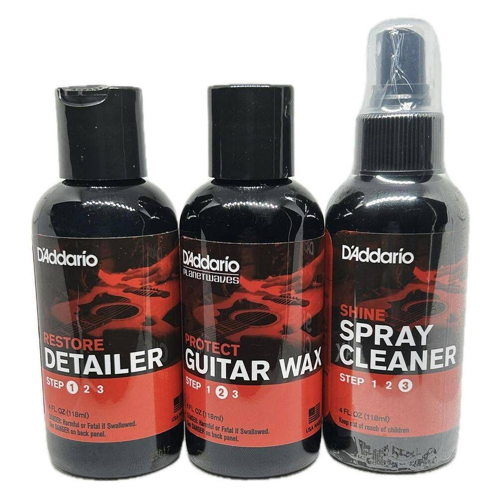 Kit Limpeza Manutenção Profissional Instrumentos Musicais