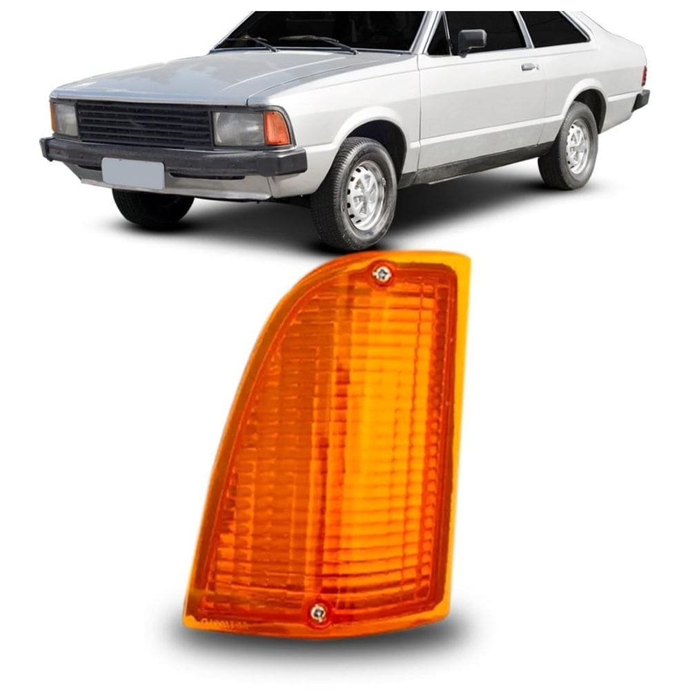 Lente Pisca Seta Corcel Ii 1978 1979 80 81 82 83 1984 Âmbar