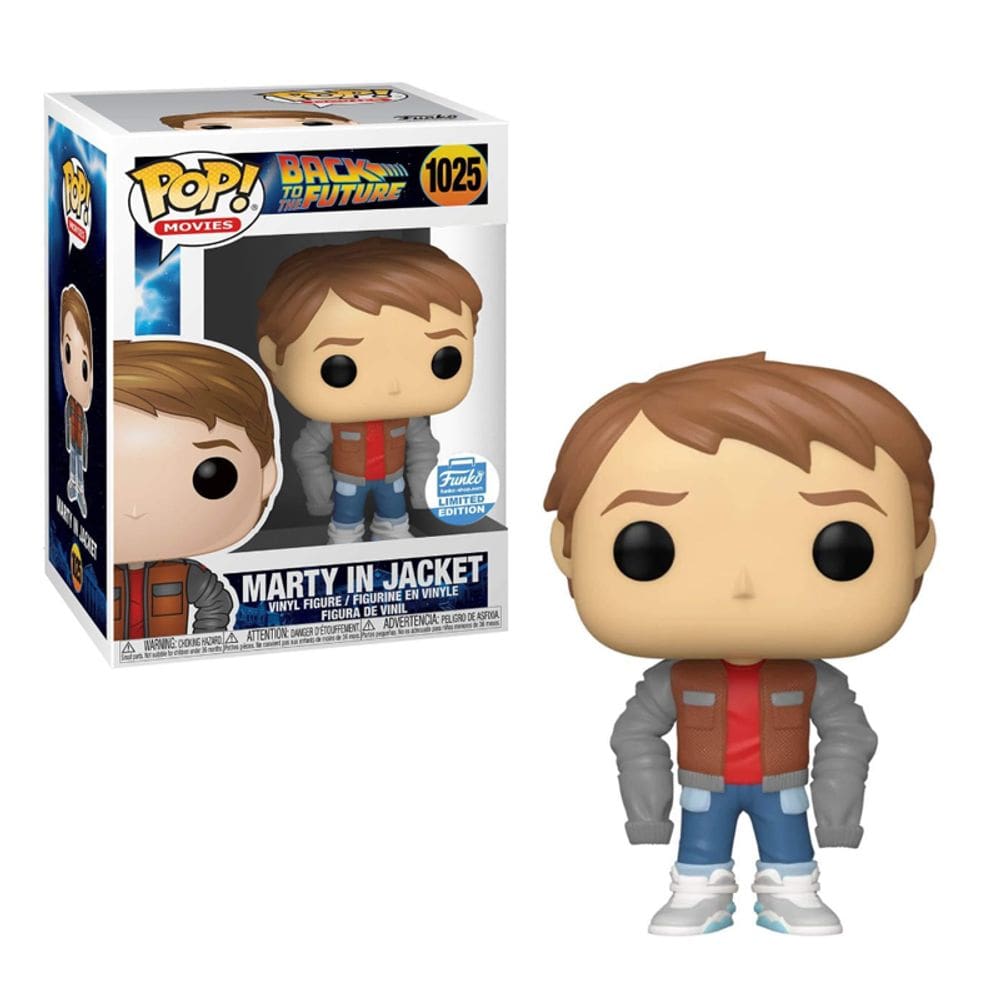 Funko Pop De Volta Para O Futuro Marty Exclusivo Funkoshop #1025