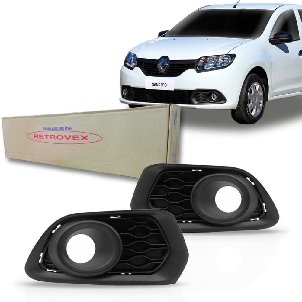 Moldura De Milha Sandero 2015 A 2017 Com Furo