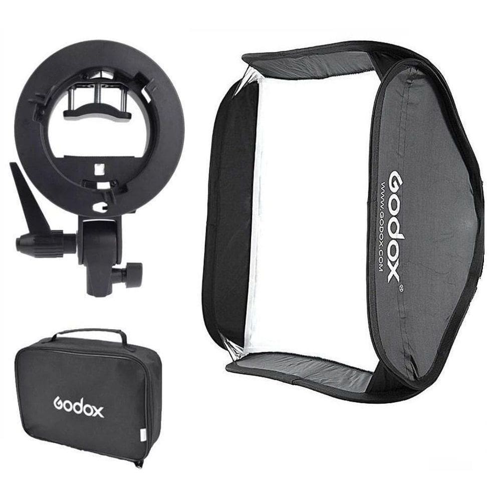 Softbox Para Flash Speedlight 80X80 Godox / Dobravel
