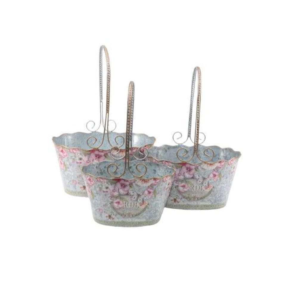 Vasos Cachpots De Metal 18Fx-649A Jgs/03 Pecas
