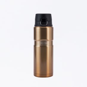 Garrafa Térmica Thermos Stainless Vancouver King Ouro 710ML