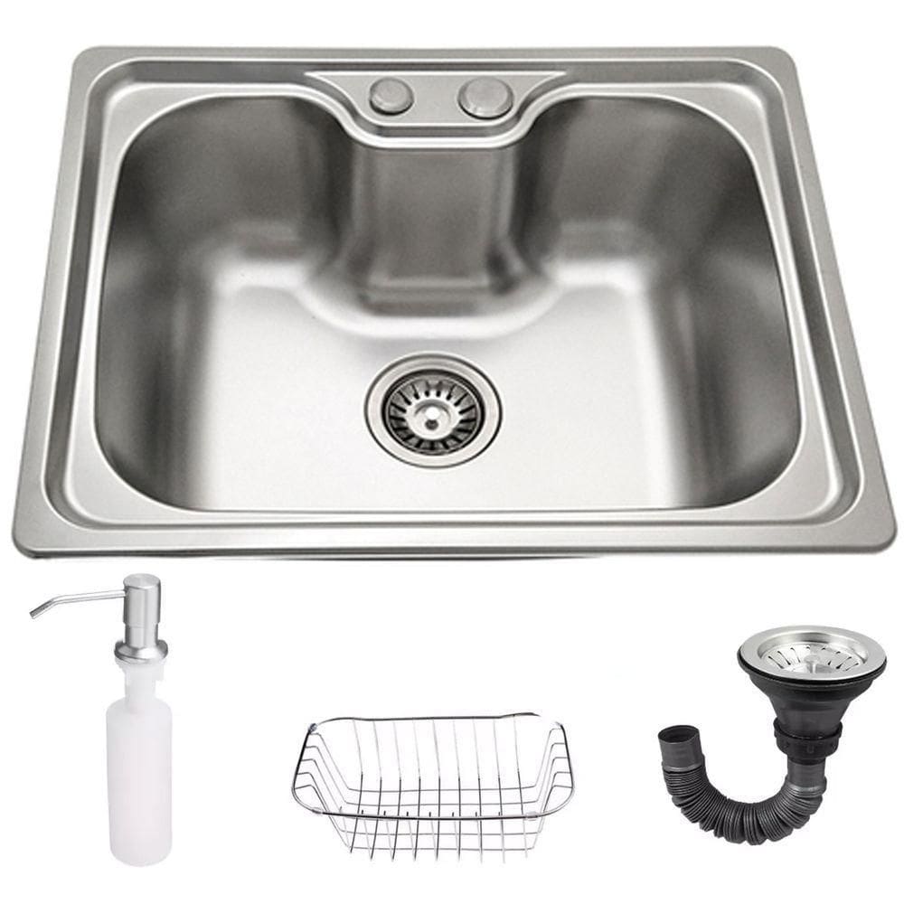 Cuba Cozinha Goumert Luxo Bancada Aço Inox Ralo Sifao Dispenser Escorredor Copa Casa Restaurante Lavanderia