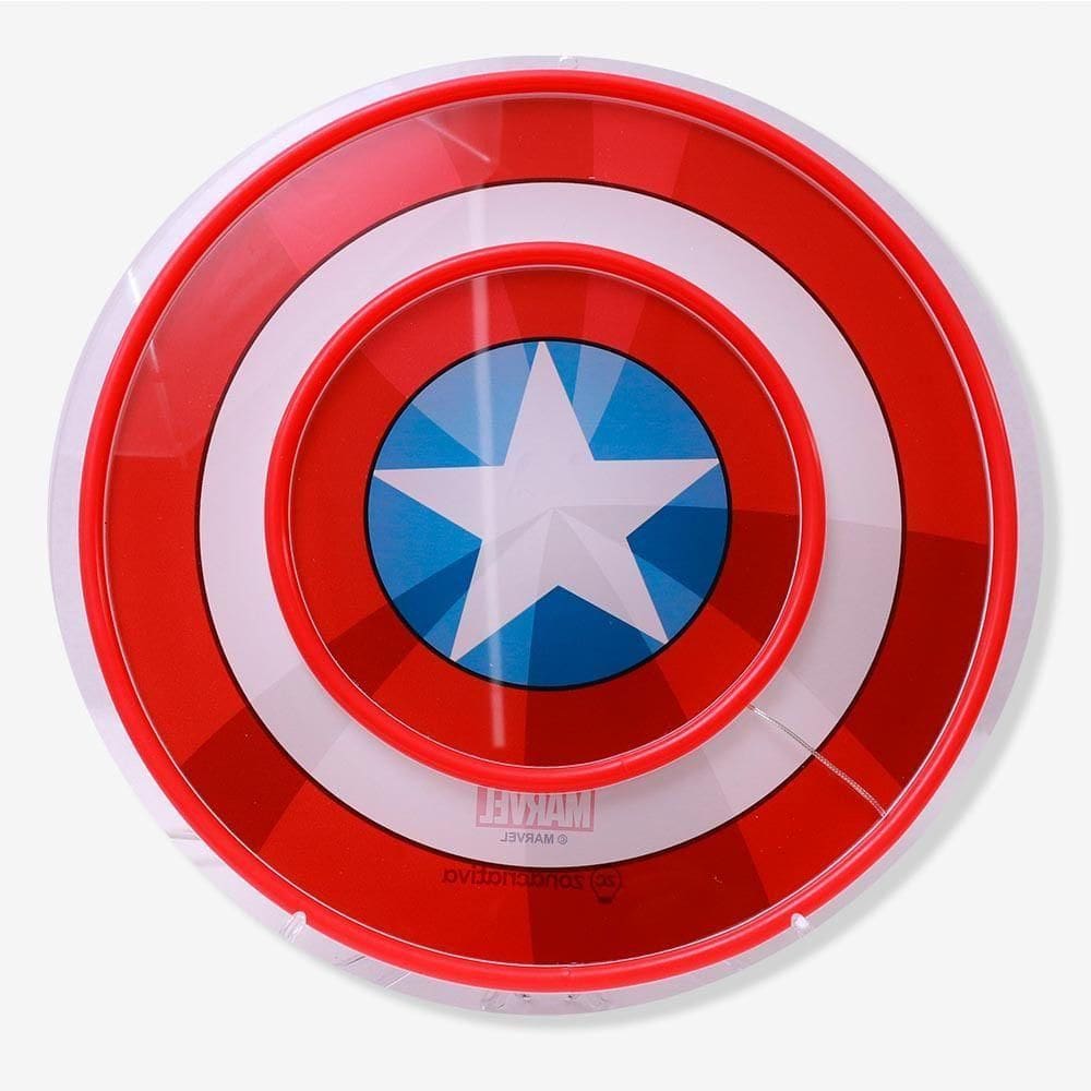 Luminária Formato 3d Neon Capitão América – Marvel