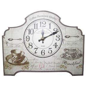 Relogio De Mesa Cafe Da Manha Vintage Retro Decoracao (xin-07)