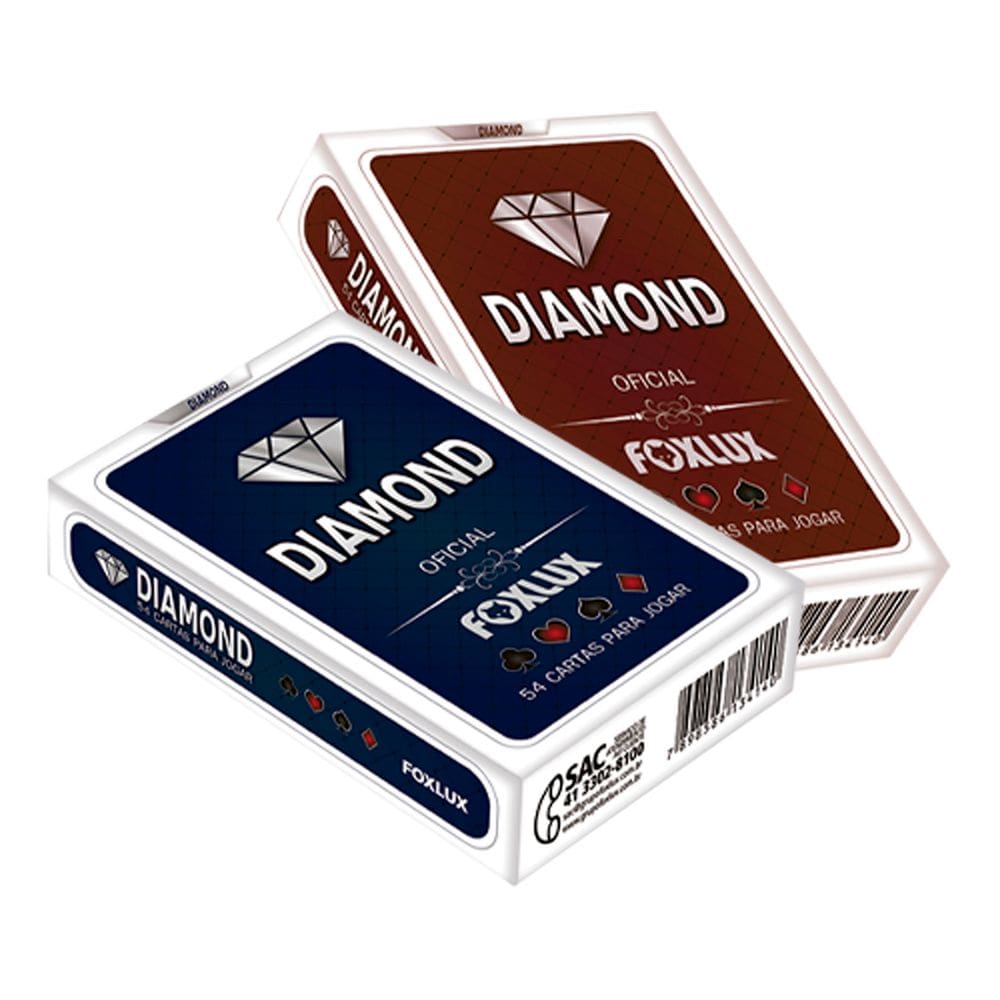 Baralho Oficial Diamond 1 Unidade Foxlux
