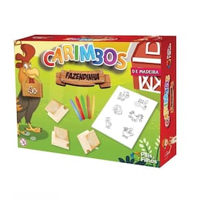 Carimbos De Madeira Fazendinha - Pais E Filhos