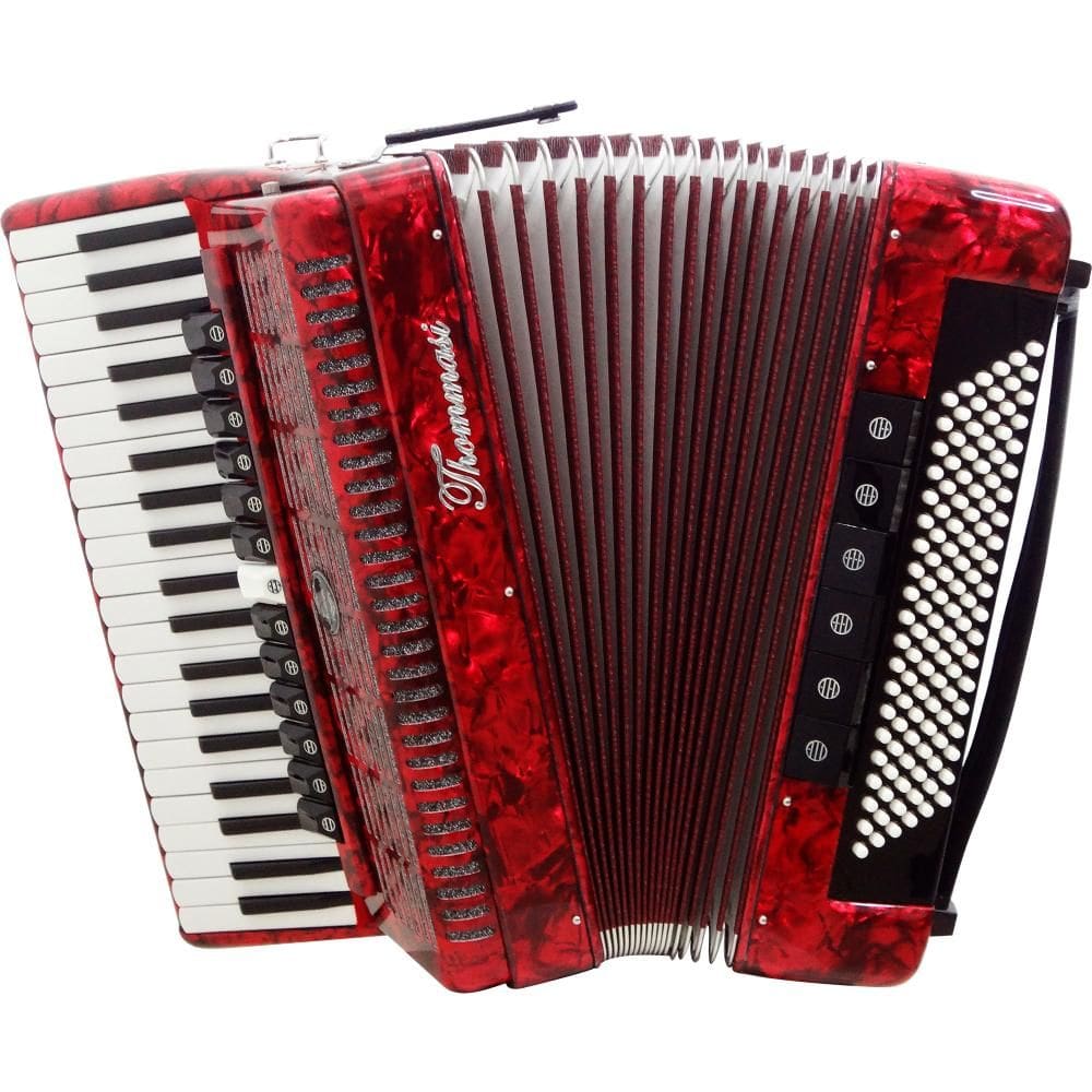 Acordeon 120 Baixos 41 Teclas Ta 12020 Vermelho Thommasi [F097]
