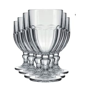 Taça para Água Bristol de Vidro 340ml 6 Unidades - Nadir 0011