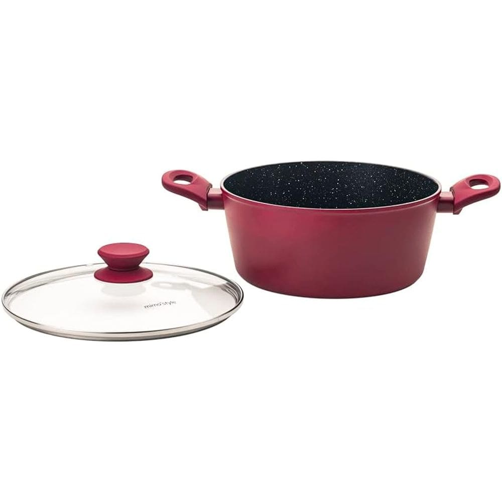 Panela Caçarola Ceramica 24cm Avulsa Antiaderente Indução Mimo Style