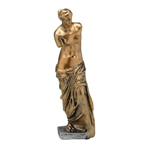 Figura Decorativa Estatueta Vênus De Milo Bronze 29 X 8 X 8 Cm
