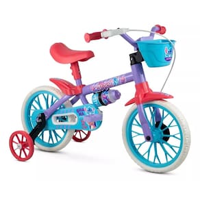Bicicleta Infantil Aro 12 Com Rodinhas Stitch - Nathor