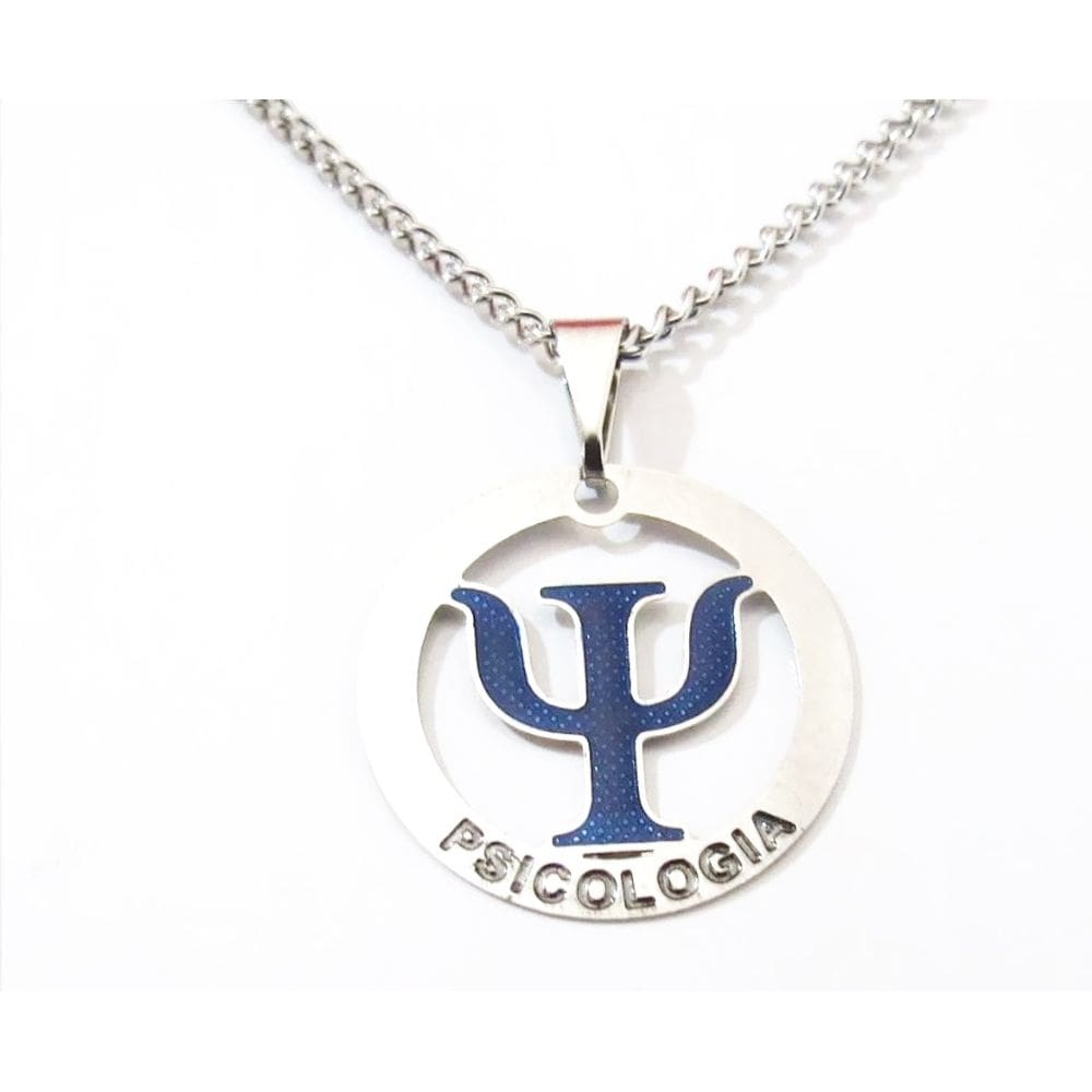 Colar Cordão Profissão Psicologa Psicologia Aço Inox