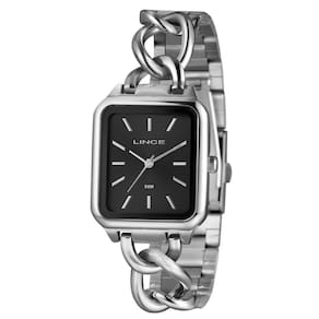 Relógio Lince Feminino Ref: Lqm4825l30 P1sx Retangular Bracelete Prateado