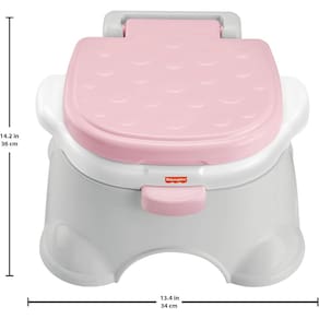 Fisher-price Troninho Básico 3 Em 1 - Rosa - Mattel - Hgw36