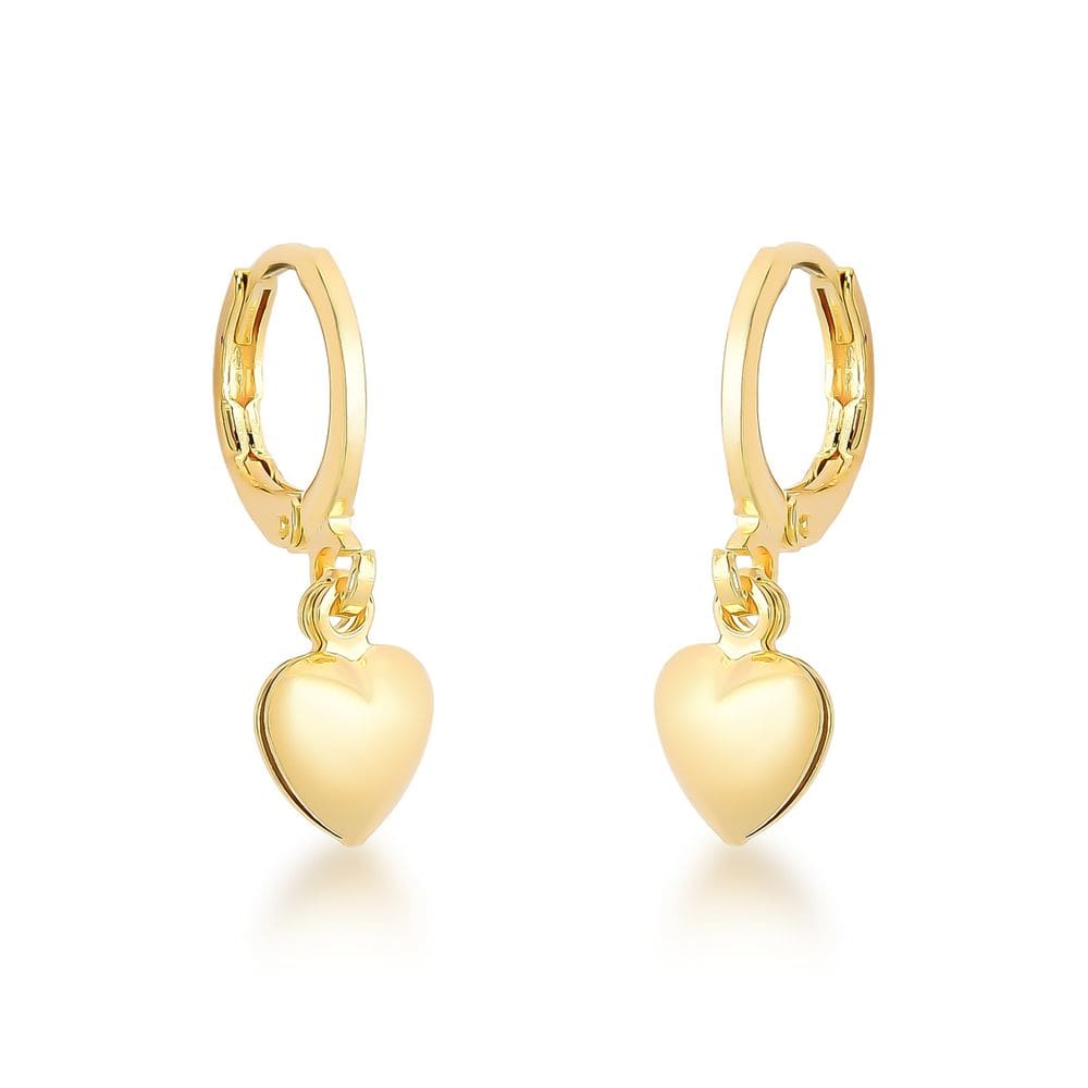 Brinco Feminino de Argola Folheado a Ouro 18k Antialérgico
