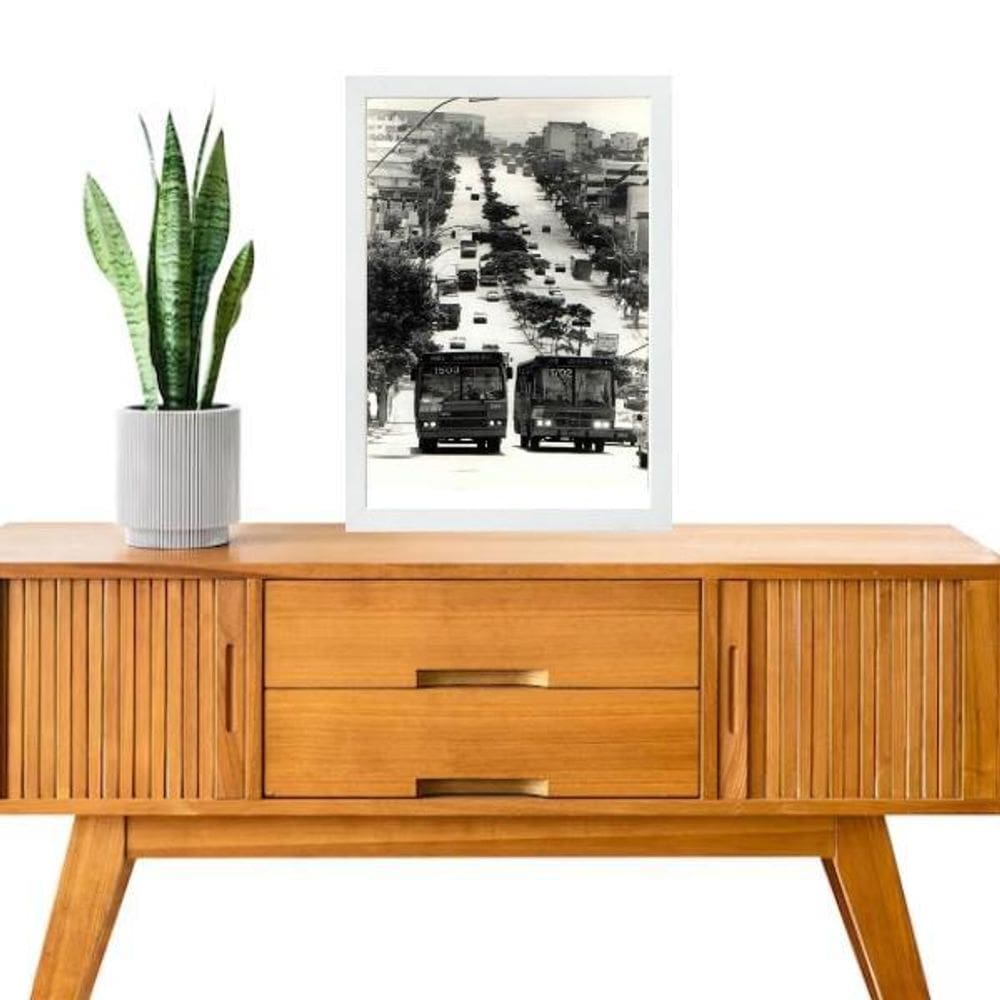 Quadro Fotografia Antiga Belo Horizonte Av Amazonas 24X18Cm