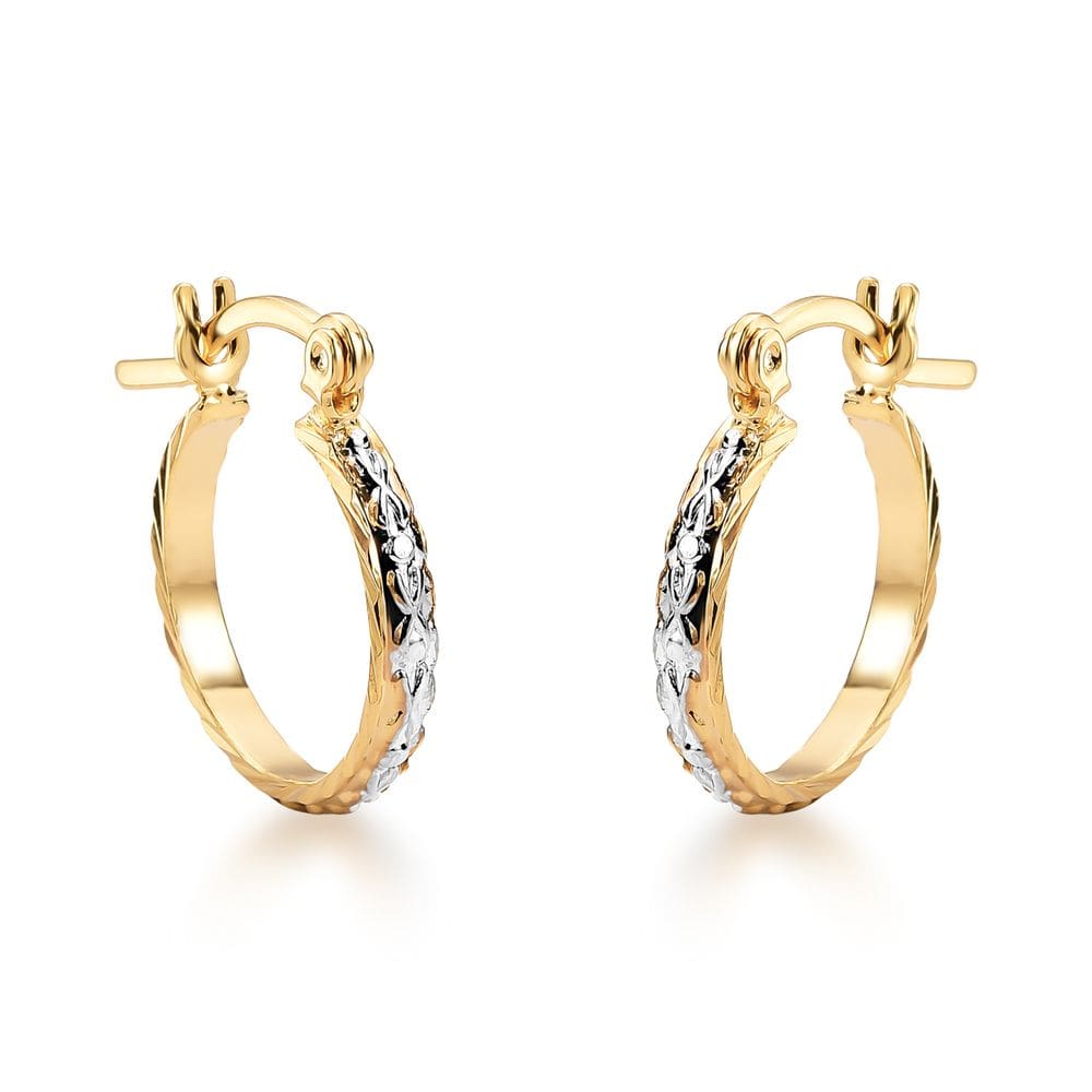 Brinco De Argola Feminina Folheado Ouro 18k Antialérgico