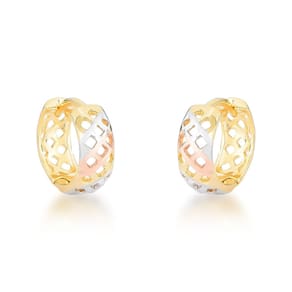 Brinco De Argola Réplica de Joias em Ouro 18k Antialérgico