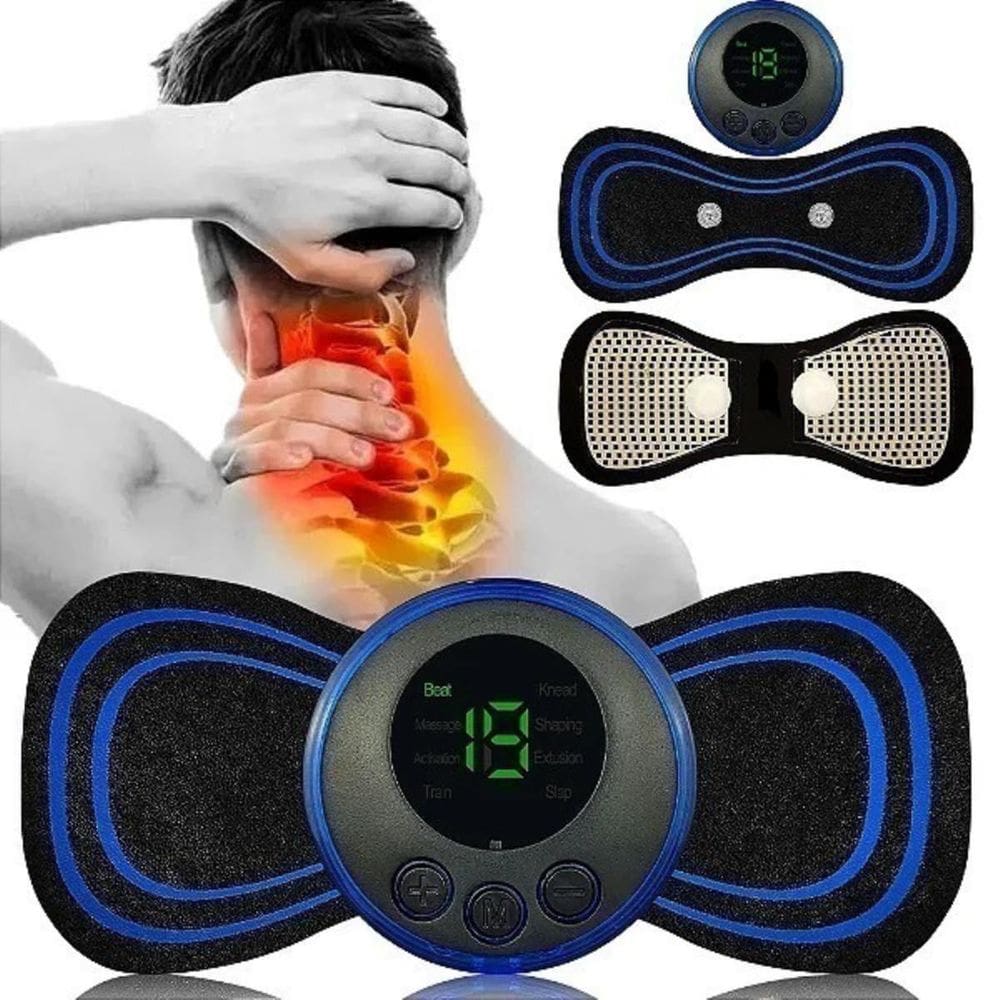 Kit 3 Massageadores Recarregáveis Para Relaxar A Coluna