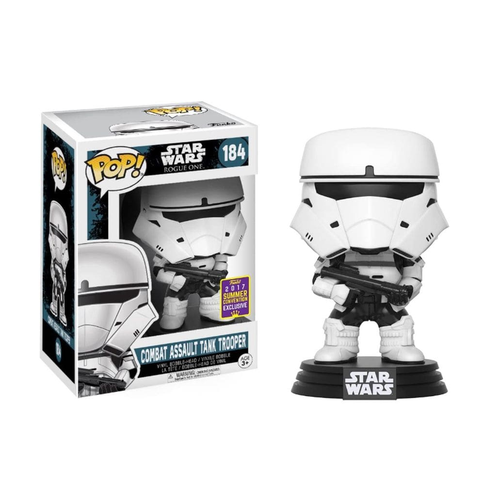 Funko Pop Star Wars Combat Assault Tank Trooper Exclusivo Sdcc #184