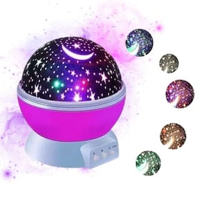 Projetor Estrelas Led Giratório Com Luz Led