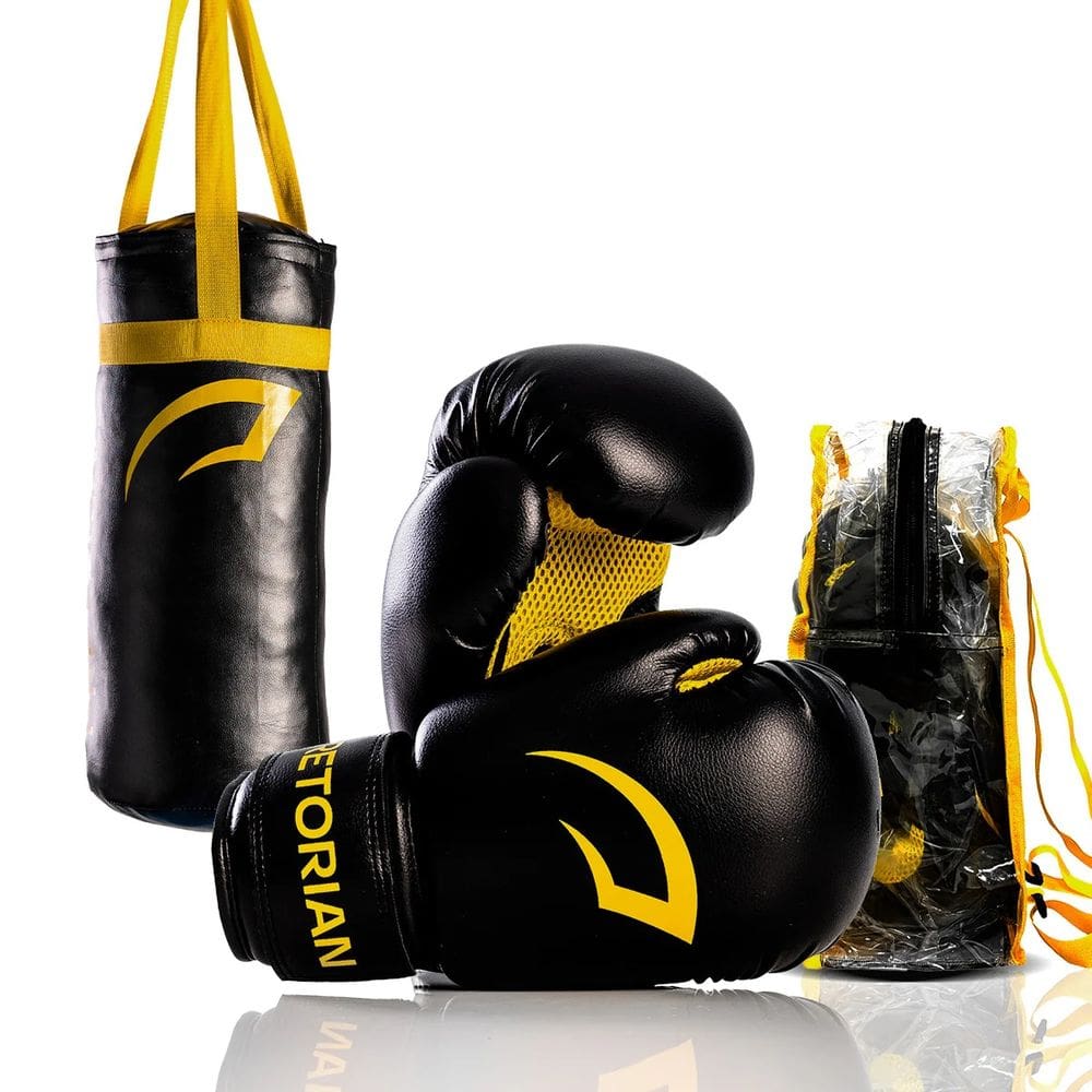 Kit Boxe/Muay Thai Infantil com Mochila Pretorian - 6 oz