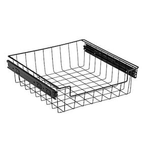 Gaveta Fruteira Preta Deslizante Embutir 370mm - 865 Schmitt