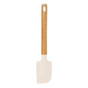 Espátula Pão Duro De Silicone Com Cabo Em Acácia Spicy Bege