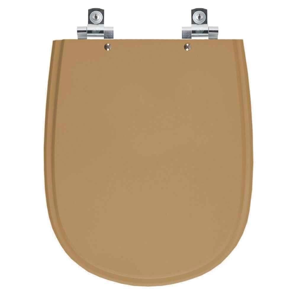 Assento Sanitário Soft Close Paris Amendoa Para Vaso Ideal Standard