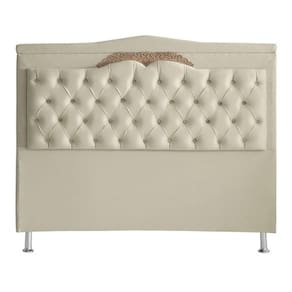 Cabeceira De Cama Barcelona Casal 140 Cm Capitonê Retro Botão Encapados Suede Porcelana Do Lar Móveis