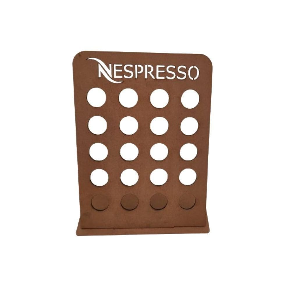 Porta Cápsulas Nespresso Grande Mdf Natural [f031]