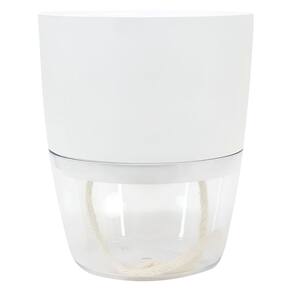 Vaso Acqua Autoirrigável (12x14) Cor Branco VASART