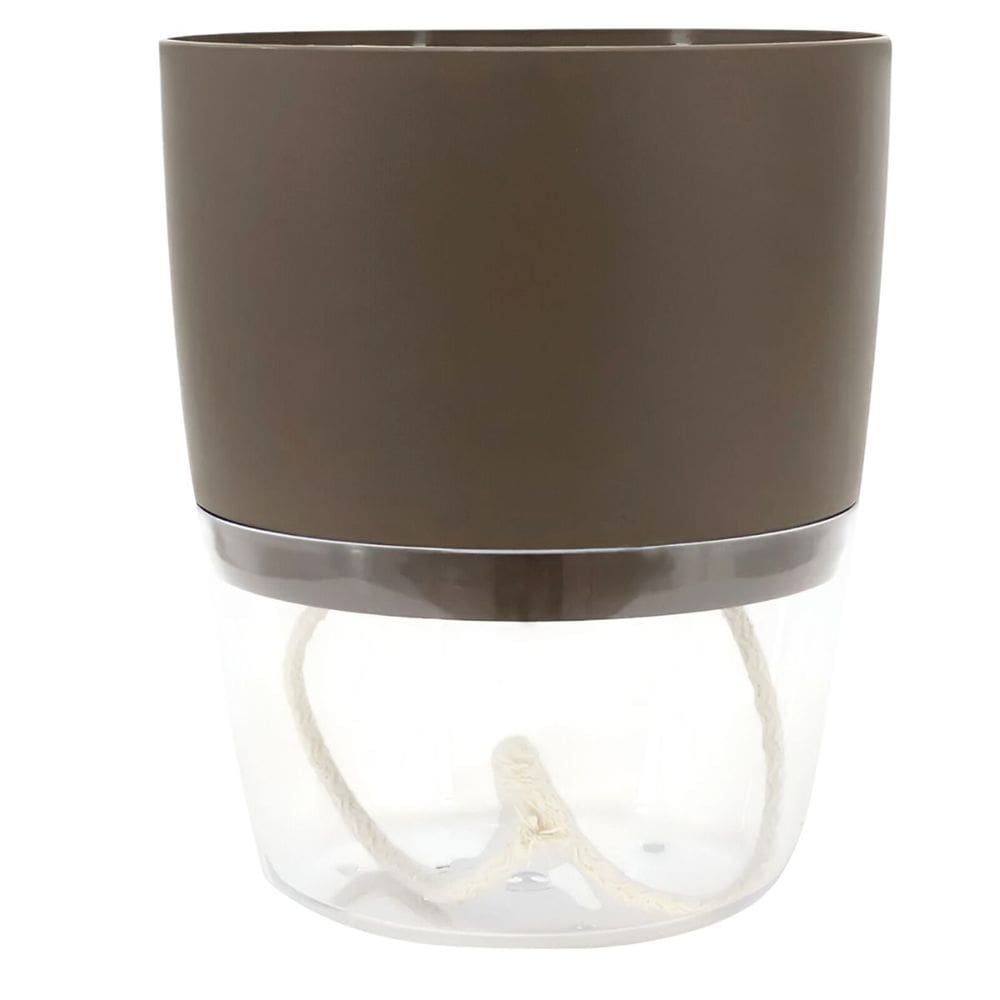 Vaso Acqua Autoirrigável (12x14) Cor Taupe VASART