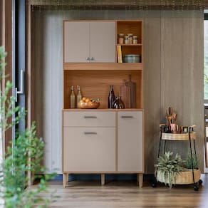 Cozinha Compacta Erva Doce 90cm Ipê Fendy Nicioli