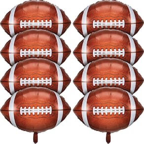 Balões de futebol Skylety Football Rugby, folha de alumínio 66cm