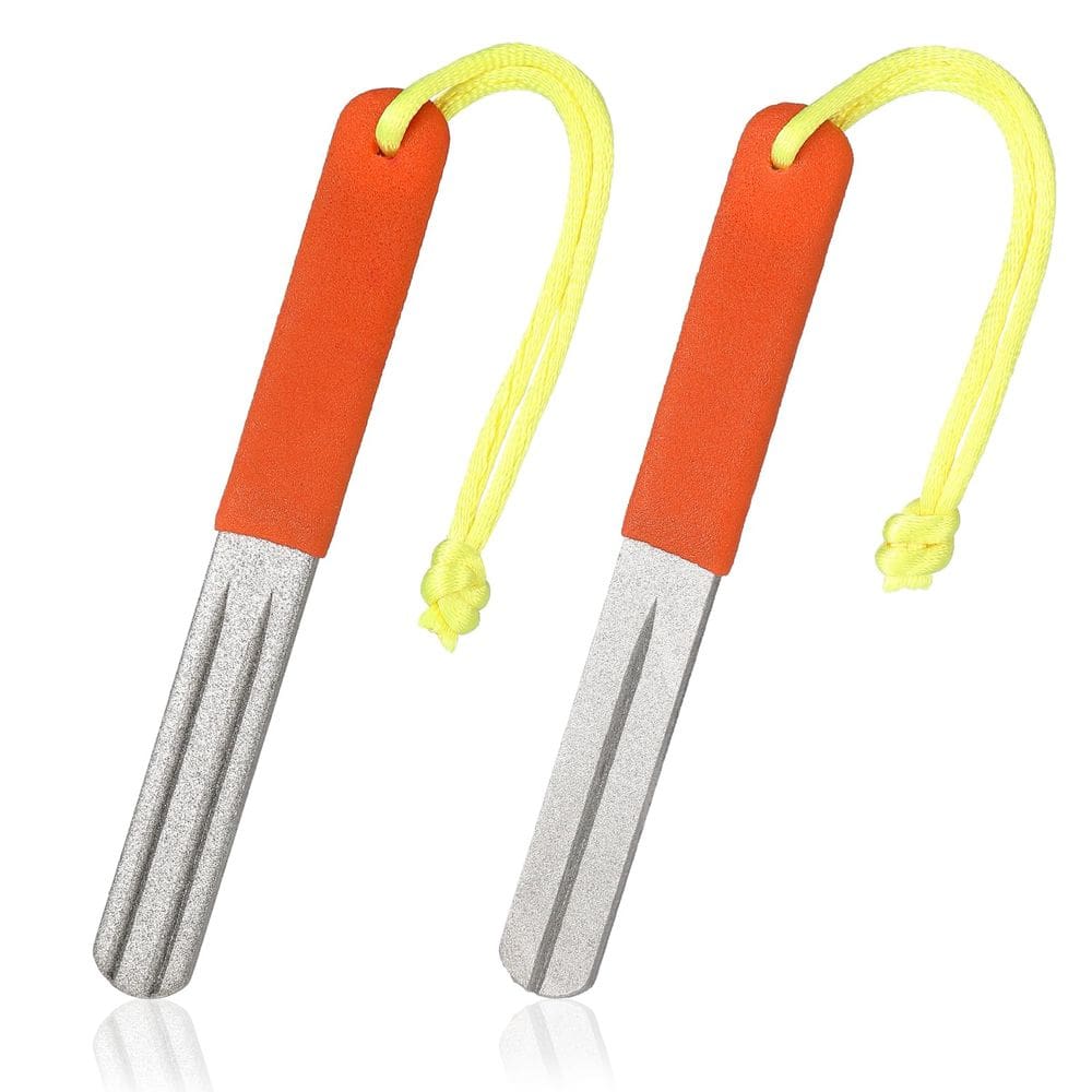 Afiador de ganchos Skylety Hook File Fishing Diamond com alça