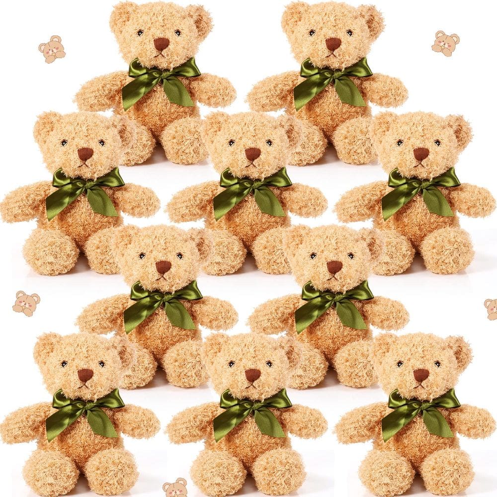 Brinquedo de pelúcia Skylety Valentine`s Day Bears 10 peças para crianças