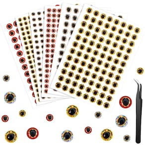Fishing Lure Eyes Skylety 600 peças com pinça, isca DIY