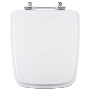 Assento Sanitário Poliéster Clean Branco Para Vaso Deca 1.6gpf 6lpf