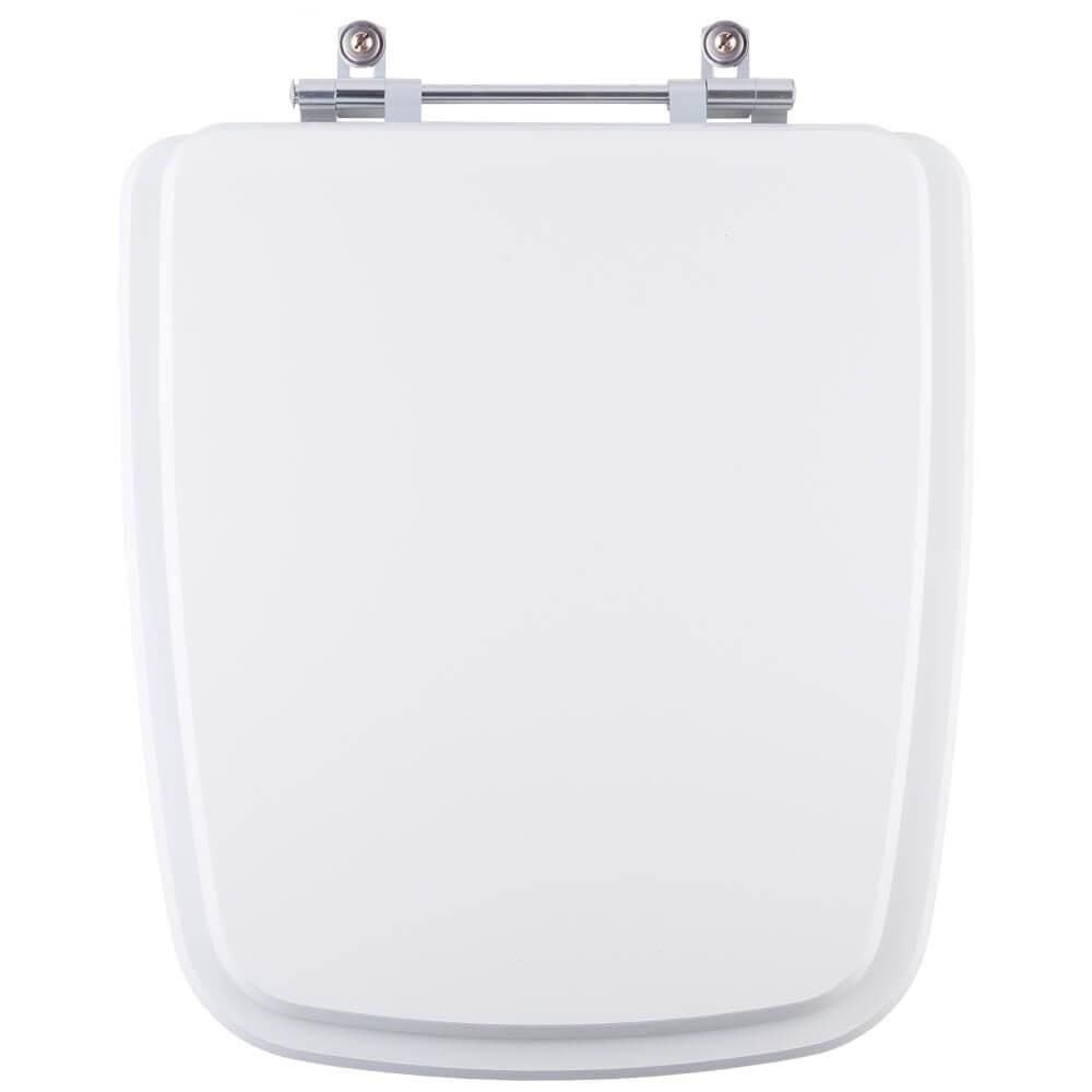Assento Sanitário Em Mdf Clean Branco Para Bacia Deca