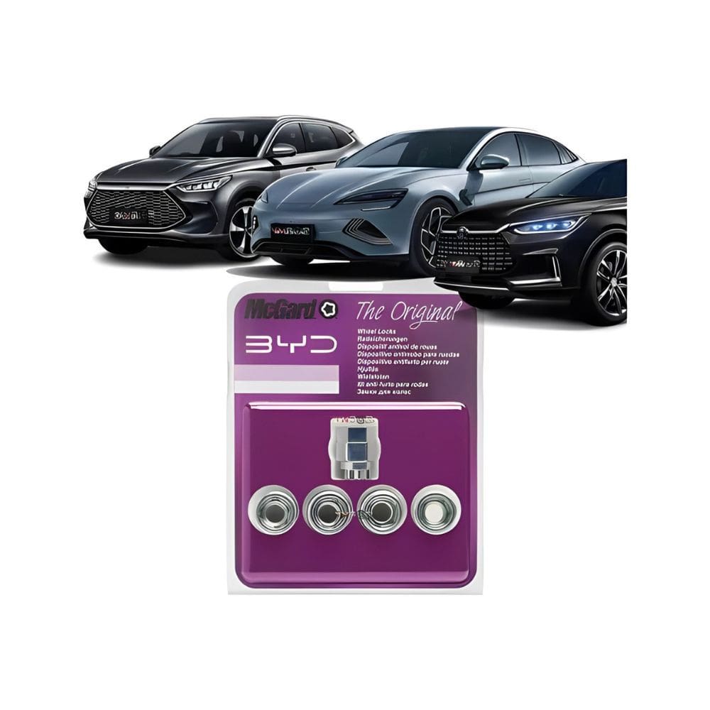 KIT porcas antifurto para rodas BYD Tan, Seal e Song 24035