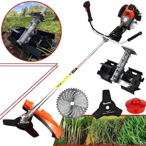Roçadeira com Enxada Capinadeira Maquina de Capinar a Gasolina Importway 5x1 de 3hp 63cc Mais Completa que Vonder, Vulcan, Nagano, Nakasaki, Toyama