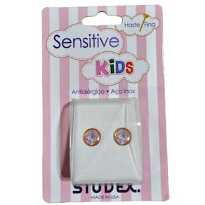 Brinco Studex Sensitive Kids Unicornio 6X6mm Sk3654y